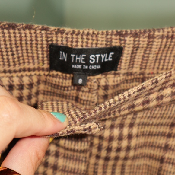 Brown Tailored Pant - Picture 11 of 13